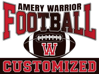 Amery Football Yard Signs
