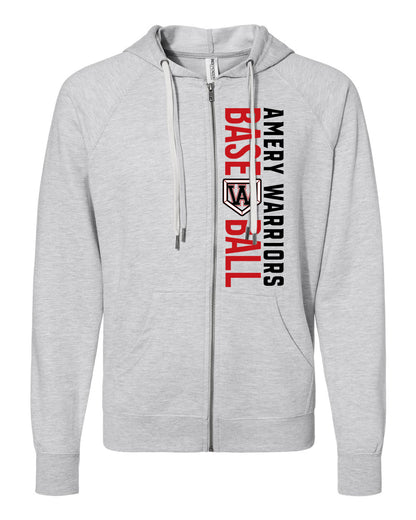 Independent Trading Company Light Weight Zip Up Hoodie