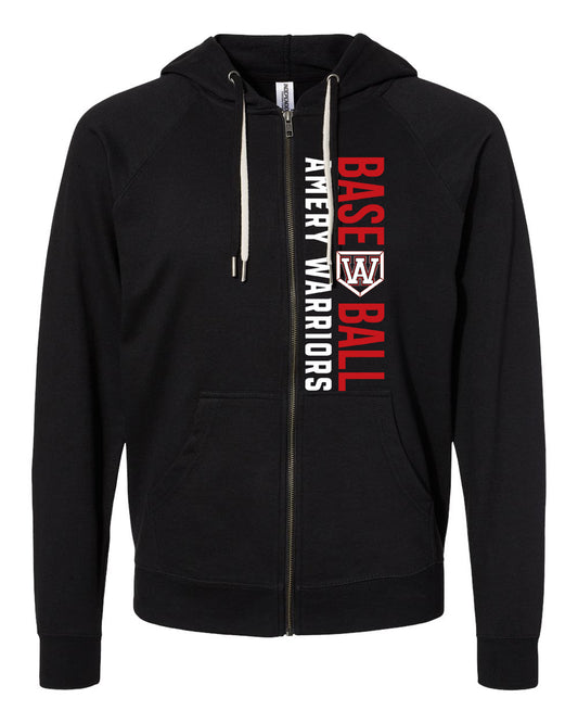 Independent Trading Company Light Weight Zip Up Hoodie