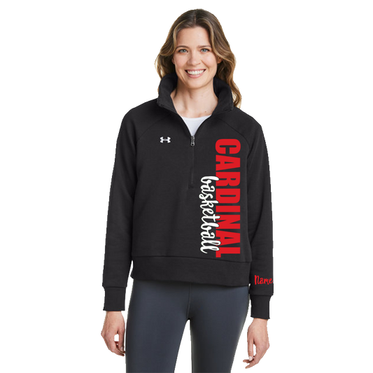 Custom Under Armour Ladies' Rival Fleece Quarter-Zip