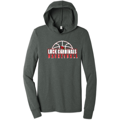 Basketball-Long Sleeve Hooded T-Shirt